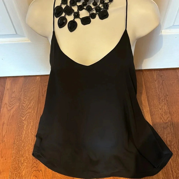 RW&co black sleeveless chiffon blouse Sz L - Picture 4 of 12